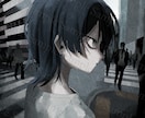 ダークで低彩度な世界観のイラストをお描きします 歌ってみた動画サムネイル・SNSアイコンなどに イメージ4