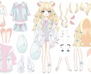 目がキラキラした女の子のイラストを描きます サムネイルやアイコンにお使いください イメージ6