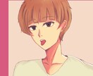 SNS用アイコン描きます 男の子女の子どちらも描きます！！草食系が得意です！ イメージ1