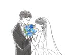 ウェルカムボードや記念日のイラスト描きます 特別な記念日のイラストをご要望のテイストで描きます！ イメージ3
