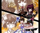 イラスト・女性キャラクターを中心に描いています 美大卒業・Photoshop制作で仕上げ イメージ1