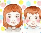似顔絵を透明水彩でふんわり優しくお描きします プチギフトをお探しの方にオススメ♪ イメージ4