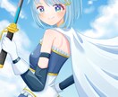 キラキラした目を引く1枚絵を描きます MVなどにピッタリな背景までセットの1枚絵を描きます！ イメージ3