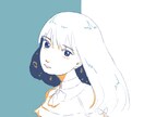 アイコン、ミニキャラ、アイコンリング等描きます 目を惹くSNSのアイコンIRIAM専用等描きます❕ イメージ1