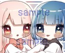 ヘッダー無料付き！デフォルメアイコンお描きします SNSアイコン、配信や観賞用に！満足して貰えるまで修正◎ イメージ3