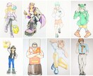 イラストを作成します ミニキャラを中心にサムネ用配信用アイコン用などのイラスト作成 イメージ2