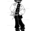 正方形サイズのゆるいイラスト制作します 人物や動物などアイコン向けのイラストを制作します。 イメージ4