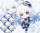 かわいいデフォルメイラスト描きます 3等身~1.5等身のデフォルメキャラクターイラスト イメージ4