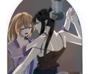 一枚絵お描きします キャラクター達が生きてるようなイラストをお描きします！ イメージ2