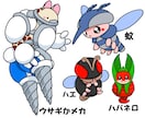 商用可オリジナルデザインでキャラ制作します きゃわわでゆるいポケｘボケなキャラ作ってみませんか イメージ7