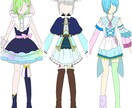 最短翌日！キャラデザ承ります 魔法少女や人外などなど！ファンタジーなオリキャラちゃんを！ イメージ1