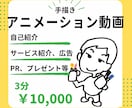 手描きのアニメーションを制作します 原稿なしでも大丈夫！修正無料！ イメージ1