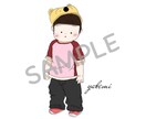 お子さんの似顔絵描きます お子さんの癒しのイラストをお描きいたします イメージ5
