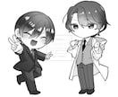 ミニキャラ（SD・デフォルメ）イラスト描きます SNSアイコン、グッズに最適なミニキャラを描きます！ イメージ5