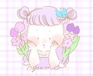 可愛い女の子アイコンをお描きます ほんわか、可愛い、ゆるふわ女の子イラスト イメージ3