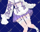 配信やTRPGで使える立ち絵描きます 全身立ち絵を最短三日でお手元へ！ イメージ2
