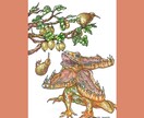 かわいい！繊細！おしゃれなペン画イラスト描きます 人物やペットの似顔絵、キャラクターのイラストはお任せあれ♪ イメージ3
