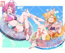 魅力あるキャラクターイラスト描きます 歌ってみた、キービジュアル、その他何でも気軽にご相談ください イメージ6
