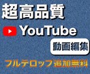 テレビ局勤務！ youtube動画編集代行します フルテロップ追加料金なし！丸投げOK！ イメージ1