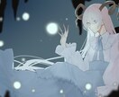 アイコンや1枚絵のイラスト制作をさせていただきます 主に彩度が低めの落ち着いた色合いイラストを制作させて頂きます イメージ1