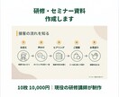 研修・セミナー資料をCanvaで作ります 現役の研修講師が「伝わる順番」まで考えて仕上げます イメージ1
