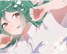 キャラクターお描きします YouTubeサムネやIRIAM等全てのSNSで使用可能 イメージ2