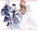 キャラクターのイラスト制作します キャラクターの性格を感じられるような絵を描くのが得意です！ イメージ4