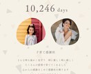 両親への記念品「子育て感謝状」を作成します 【新郎新婦分】結婚式両親贈呈品を厚紙に印刷してお送りします イメージ4