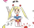 こどもの絵●懐かしくて愛おしいあの頃の絵描きます #小学生#幼稚園#あの頃#エモかわいい#2000年代 イメージ1