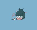 ゆるかわ風のキャラアイコン描きます やわらかい色味の手描き風アイコン イメージ5