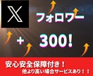 X/旧twitterフォロワー300人増やします 〜激安価格！！保証あり！！！〜 イメージ1