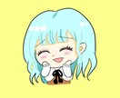 商用ok！可愛いミニキャラアイコン描きます SNSアイコンや配信者様ミニキャラに最適！ イメージ2