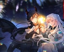 腐/夢絵、cpイラストを作成します 強い光と影、細部まで描き込まれた背景のイラストを得意 イメージ2