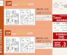 不動産のデザインマイソク作成いたします 賃貸・売買・投資物件など幅広い不動産物件の魅力を引き出します イメージ10