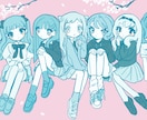 ふんわりかわいいイラストお描きします MV,サムネ,立ち絵,グッズに◎ イメージ10