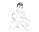 お写真をトレースして素敵な線画のイラストにします シンプルでおしゃれなイラストやアイコンが欲しい方におすすめ イメージ5