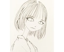 写真からゆるふわな似顔ドローイングをお描きします ご自宅に、贈り物に。繊細な線で描く、あなただけの原画 イメージ6