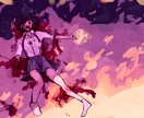 小説の挿絵、表紙をお描きします 可愛くてグロテスクなイラストで目を惹きましょう！ イメージ5