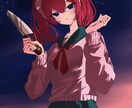 他サイトで実績あり！ イラストお描きします 水彩+アニメ塗りの可愛い絵柄であなただけのイラストを イメージ1