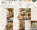 インスタ投稿画像5枚を制作します 個人店向け！投稿文5本とプロフィール改善案付き イメージ2