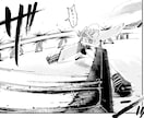 かっこいいモノクロ漫画風イラスト承ります 躍動感あふれる唯一無二のイラスト制作いたします！ イメージ5