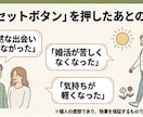 結婚は簡単。婚活の第一歩！リセットボタン押します 結婚は実に簡単なのです。ボタンの掛け違いをなおすようなもの♪ イメージ5