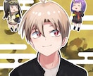 商用利用OK!かわいいアイコンや立ち絵を描きます ヘッダー、アイコン、動画配信など様々な用途に！ イメージ3