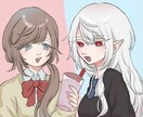 SNSアイコン、プレゼント用イラスト等承ります 10,20代の女性キャラクターが得意です イメージ1