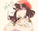 可愛い暖かいを追求したイラスト作成いたします シンプルな背景無料。Twitter、インスタ等SNSにどうぞ イメージ1