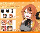 配信者・Vtuber向けのイラスト制作をします サムネ／歌ってみた／配信素材／グッズ対応◎ イメージ5