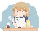 シンプルでかわいいアイコンを作成します SNSやブログ用にゆるふわアイコンを描きます！ イメージ4