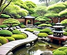 夢の和の庭園をあなたのイメージで制作します オリジナル庭園デザインサービス。印刷用BIGサイズ対応 イメージ4