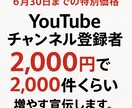YoutubeCH登録を500件位の宣伝します 2,000円で500件前後になるよう宣伝・拡散！ イメージ7