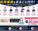応募者対応〜面接調整まで採用業務を丸ごと代行します 【モニター価格 月2万円】採用実績作りのため限定募集！ イメージ3